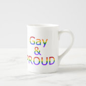 Fallln Gay en Proud Porselein Kop (Rechts)