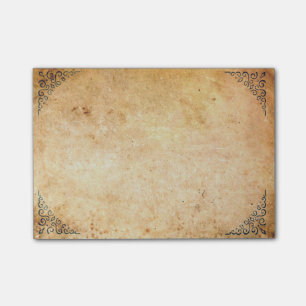 Fallmed Corners Aged Paper Post-it® Notes