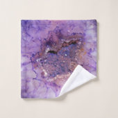 Falln Amethyst Geode Bad Handdoek (Wasdoekje)