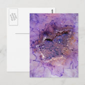 Falln Amethyst Geode Briefkaart (Voorkant / Achterkant)