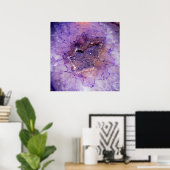 Falln Amethyst Geode Poster (Thuiskantoor)