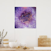 Falln Amethyst Geode Poster (Keuken)