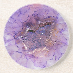 Falln Amethyst Geode Zandsteen Onderzetter