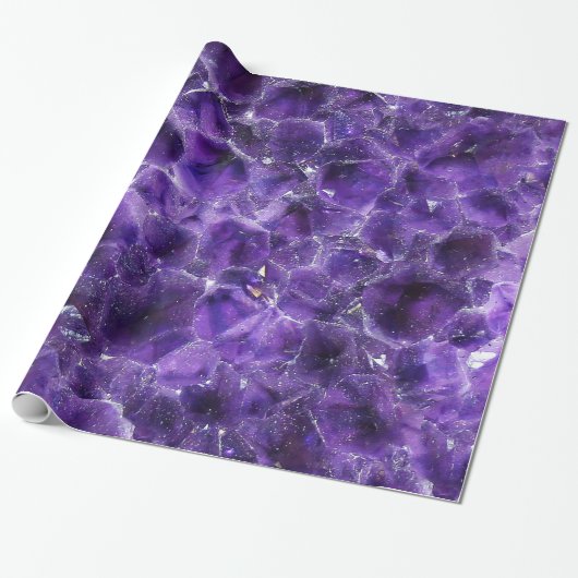 Falln Amethyst Peaks Cadeaupapier (Uitgerold)
