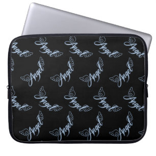 Falln Angel met Wings Laptop Sleeve