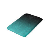 Falln Aqua & Black Glitter Gradient Badmat (Gekanteld)