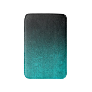 Falln Aqua & Black Glitter Gradient Badmat