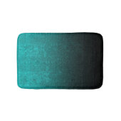 Falln Aqua & Black Glitter Gradient Badmat (Voorkant)