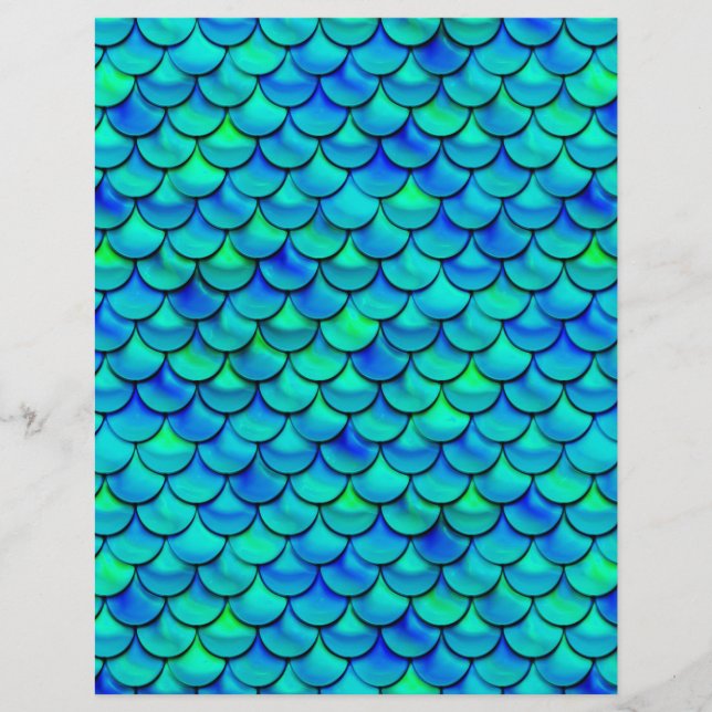 Falln Aqua Blue Scales (Voorkant)