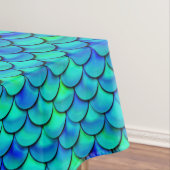 Falln Aqua Blue Scales Tafelkleed (Voorbeeld)