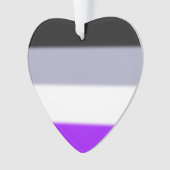 Falln Asexual Pride Flag Ornament (voorkant)