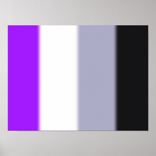 Falln Asexual Pride Flag Poster (Voorkant)