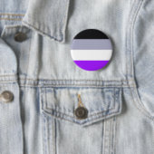 Falln Asexual Pride Flag Ronde Button 5,7 Cm (In situ)