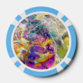 Falln Aura Kristal Poker Chips (Achterkant)