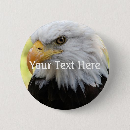 Falln Bald Eagle Liberty Ronde Button 5,7 Cm (Voorkant)