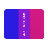 Falln Bisexual Pride Flag Magneet (Horizontaal)