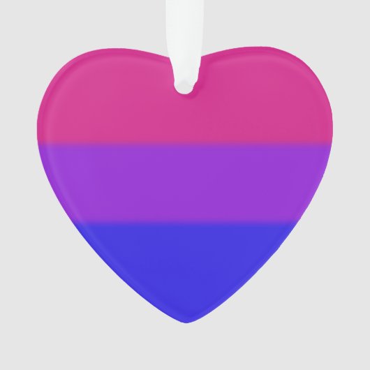 Falln Bisexual Pride Flag Ornament (voorkant)