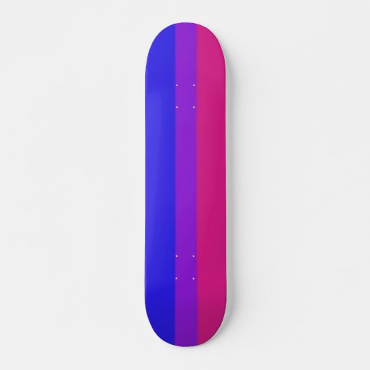 Falln Bisexual Pride Flag Skateboard (Voorkant)