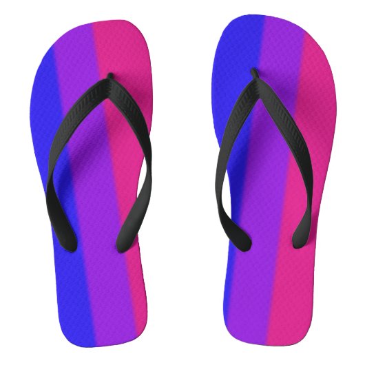 Falln Bisexual Pride Flag Versie 2 Teenslippers (Voetbed)