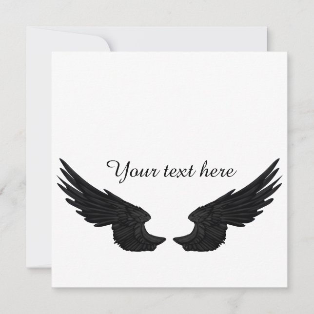 Falln Black Angel Wings (Voorkant)