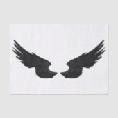 Falln Black Angel Wings Tissuepapier (Voorkant)