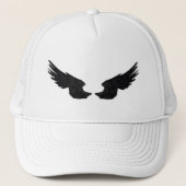 Falln Black Angel Wings Trucker Pet (Voorkant)
