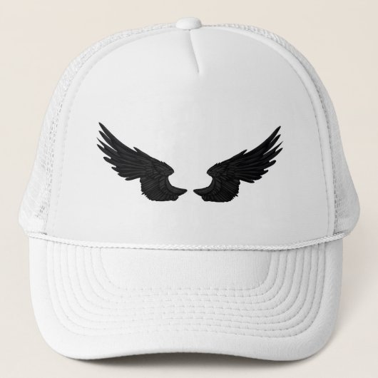 Falln Black Angel Wings Trucker Pet (Voorkant)