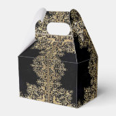 Falln Black en Gold Filigree Bedankdoosjes (Achterkant)