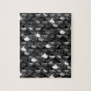 Falln Black en White Scales Legpuzzel