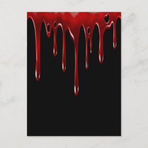 Falln Blood Drivers zwart Briefkaart