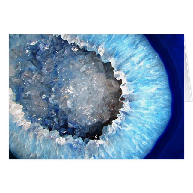 Falln Blue Crystal Geode (Voorkant Horizontaal)