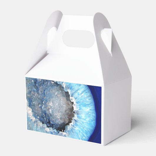 Falln Blue Crystal Geode Bedankdoosjes (Achterkant)