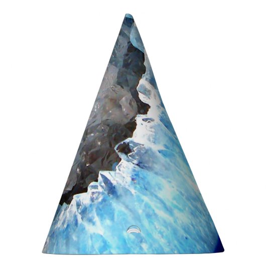 Falln Blue Crystal Geode Feesthoedjes (Rechts)