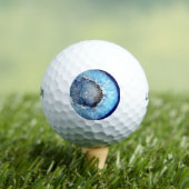 Falln Blue Crystal Geode Golfballen (Insitu Shirt)