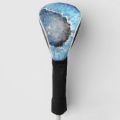 Falln Blue Crystal Geode Golfheadcover (Voorkant)