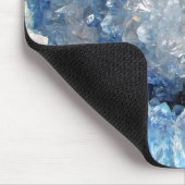 Falln Blue Crystal Geode Muismat (Hoek)