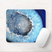Falln Blue Crystal Geode Muismat (Met muis)