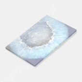 Falln Blue Crystal Geode Post-it® Notes (Schuin)