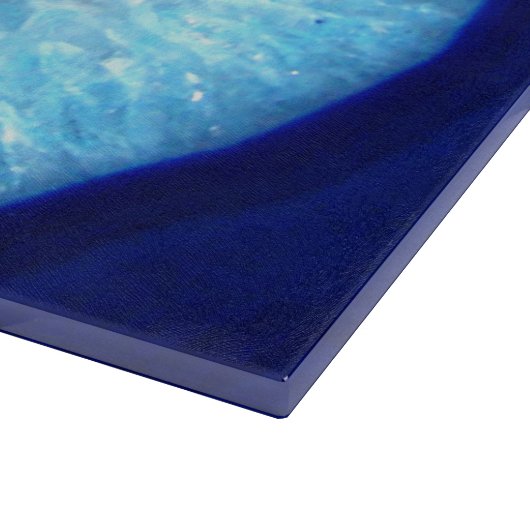 Falln Blue Crystal Geode Snijplank (Hoek)