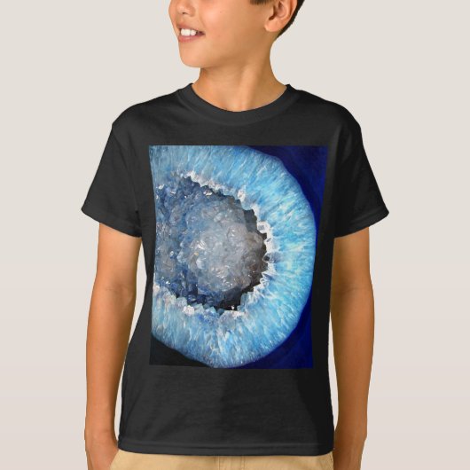 Falln Blue Crystal Geode T-shirt (Voorkant)