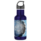 Falln Blue Crystal Geode Waterfles (Voorkant)