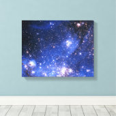 Falln Blue Embrionic Stars Canvas Afdruk (Insitu (Houten vloer))