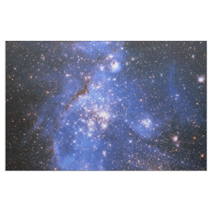 Falln Blue Embrionic Stars Stof