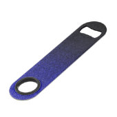 Falln Blue en Black Glitter Gradient Speed Flessenopener (Achterkant Gekanteld)