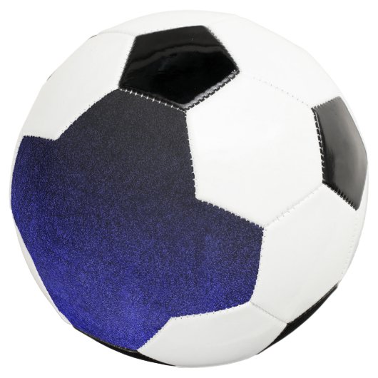 Falln Blue en Black Glitter Gradient Voetbal (Drie kwart)