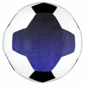Falln Blue en Black Glitter Gradient Voetbal (Voorkant)