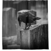 Falln Cemetery Crow Douchegordijn (Voorkant)
