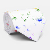 Falln Dandelion Seeds Gay Pride Stropdas (Opgerold)