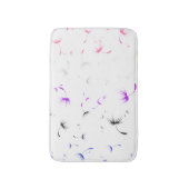 Falln Dandelion Seeds GendervloeiPride Badmat (Voorkant Verticaal)