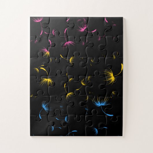 Falln Dandelion Seeds Pansexual Pride Legpuzzel (Verticaal)